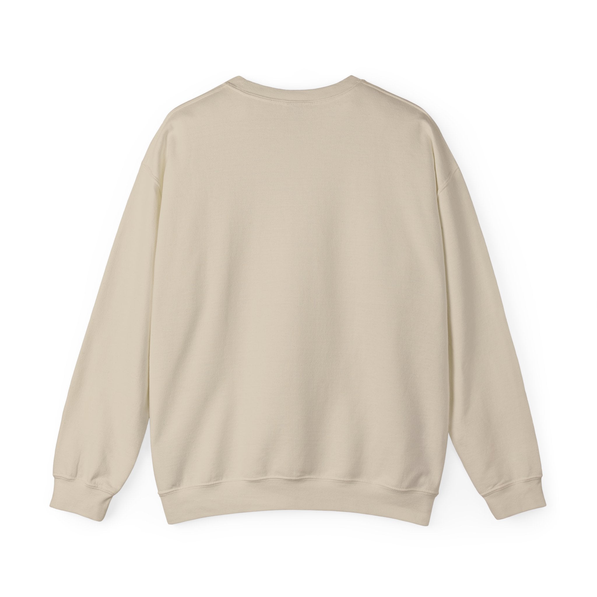 Women's Crewneck Sweatshirt - 'Rally & Love' tennis, soft neutral sweatshirt (cream)