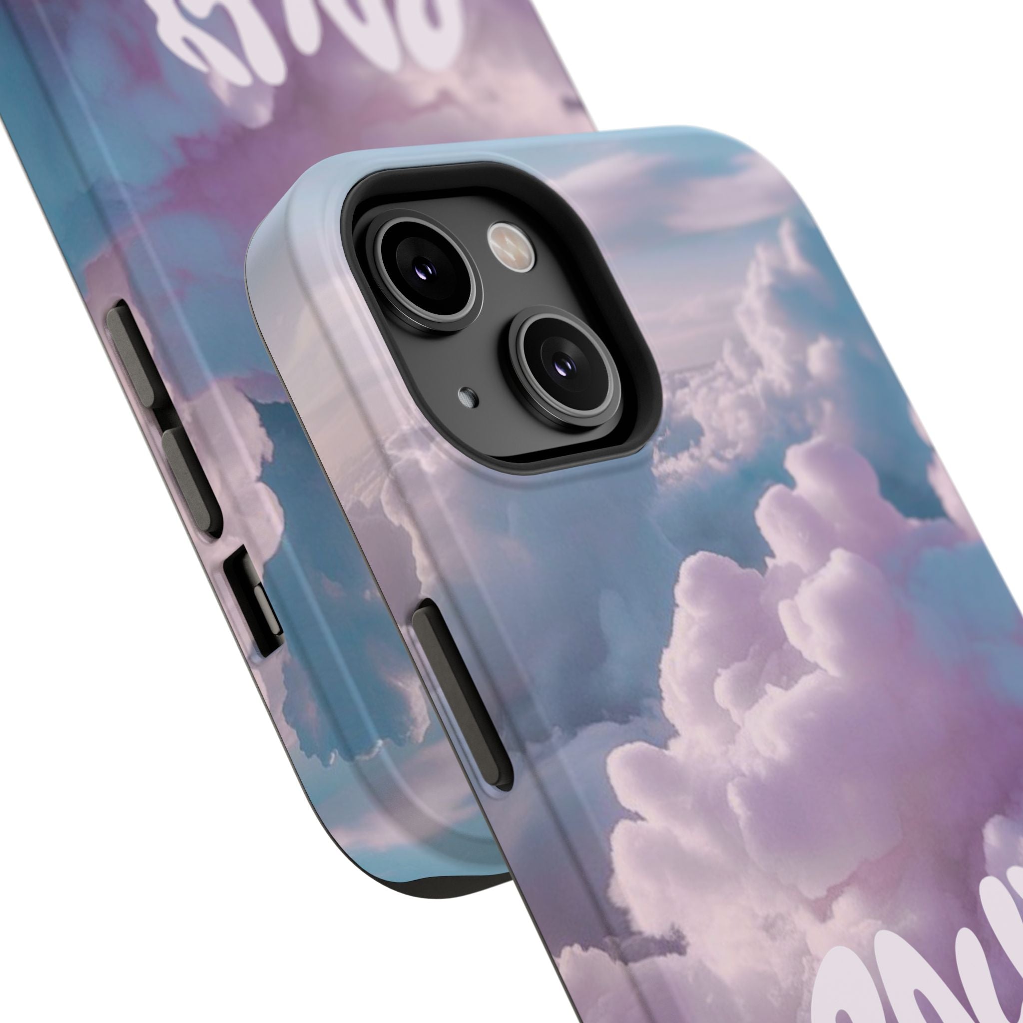 Impact-Resistant Phone Case — "Rally & Love" Clouds/Love in the Air
