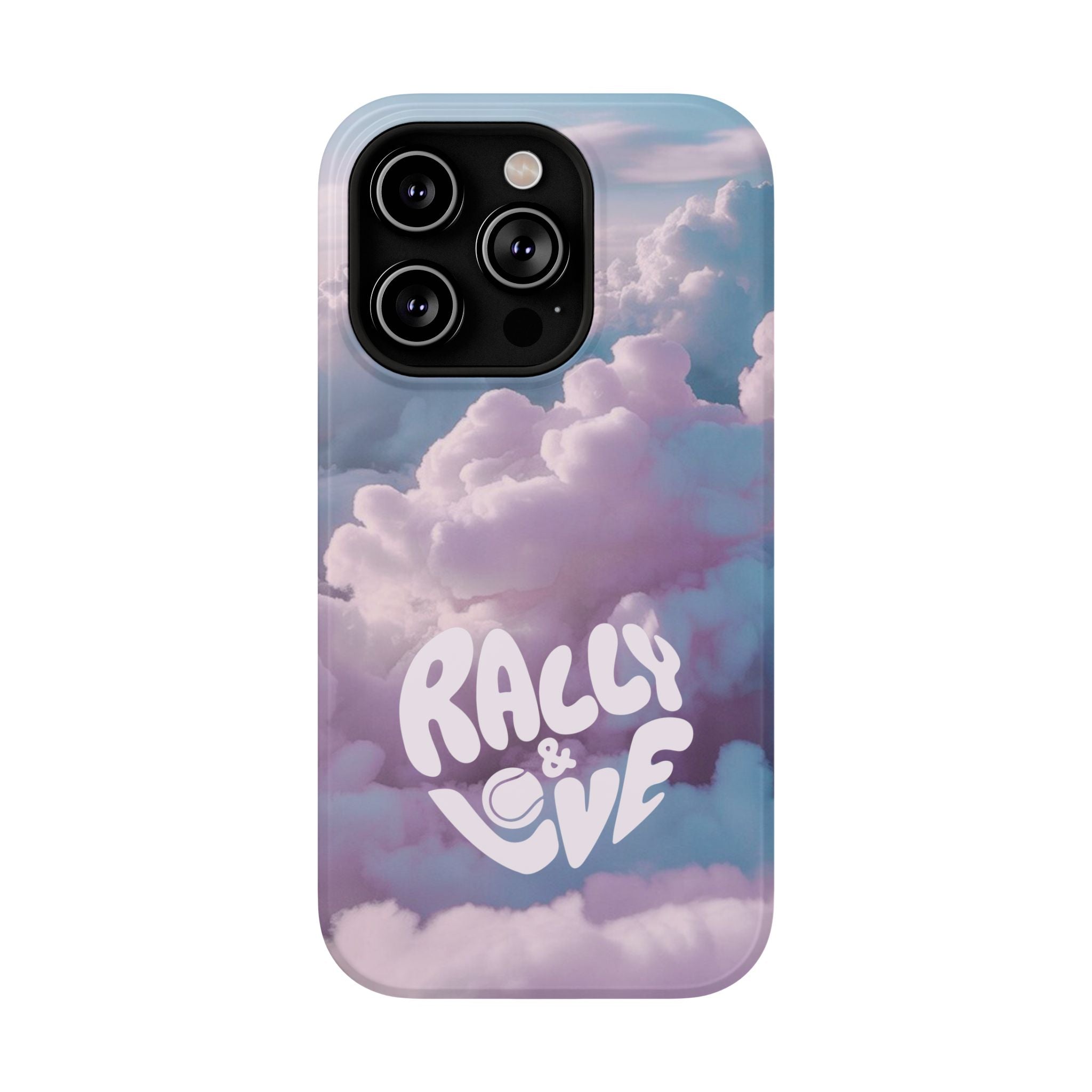 Impact-Resistant Phone Case — "Rally & Love" Clouds/Love in the Air