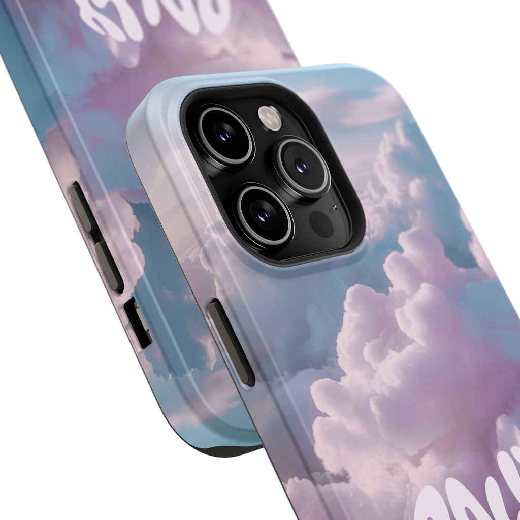 Impact-Resistant Phone Case — "Rally & Love" Clouds/Love in the Air