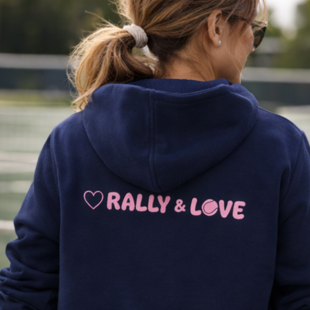 Women's Zip Hoodie — 'Rally & Love" primary logo Zip Hoodie sweatshirt