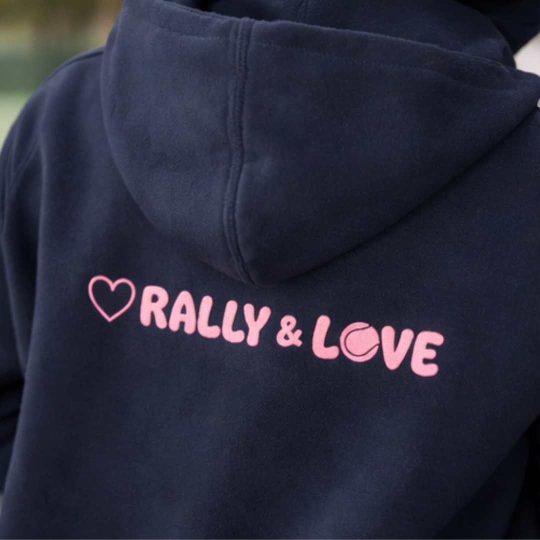 Women's Zip Hoodie — 'Rally & Love" primary logo Zip Hoodie sweatshirt