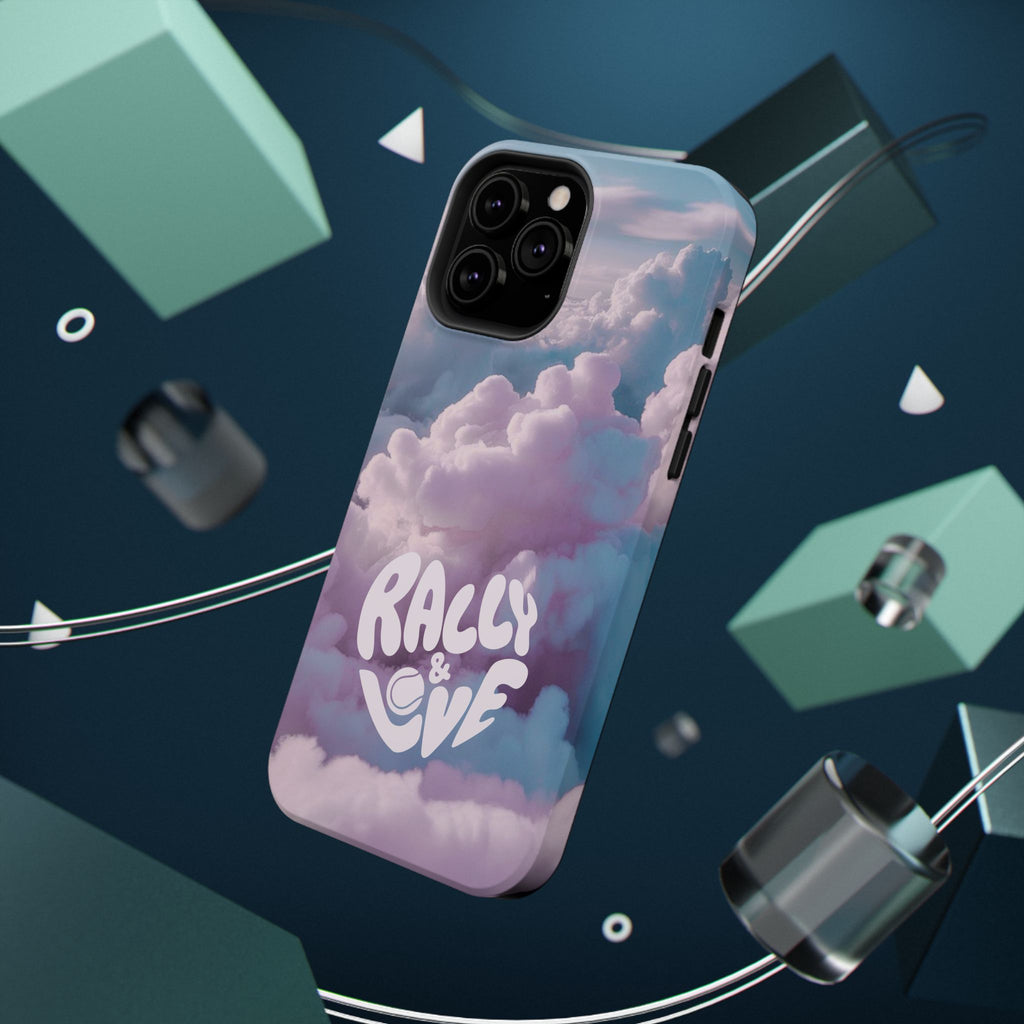 Impact-Resistant Phone Case — "Rally & Love" Clouds/Love in the Air