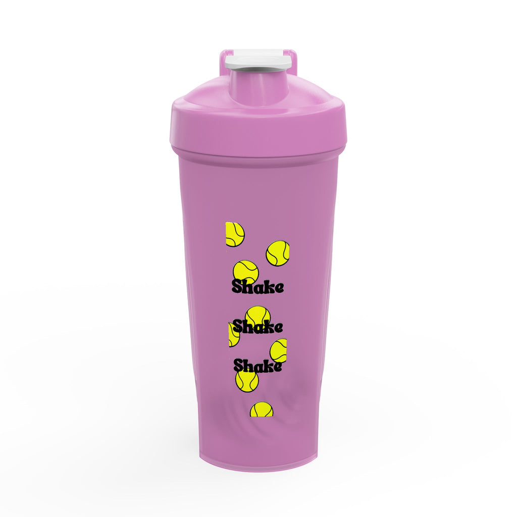 Protein Shaker - Tennis Ball "Shake, Shake, Shake" Design