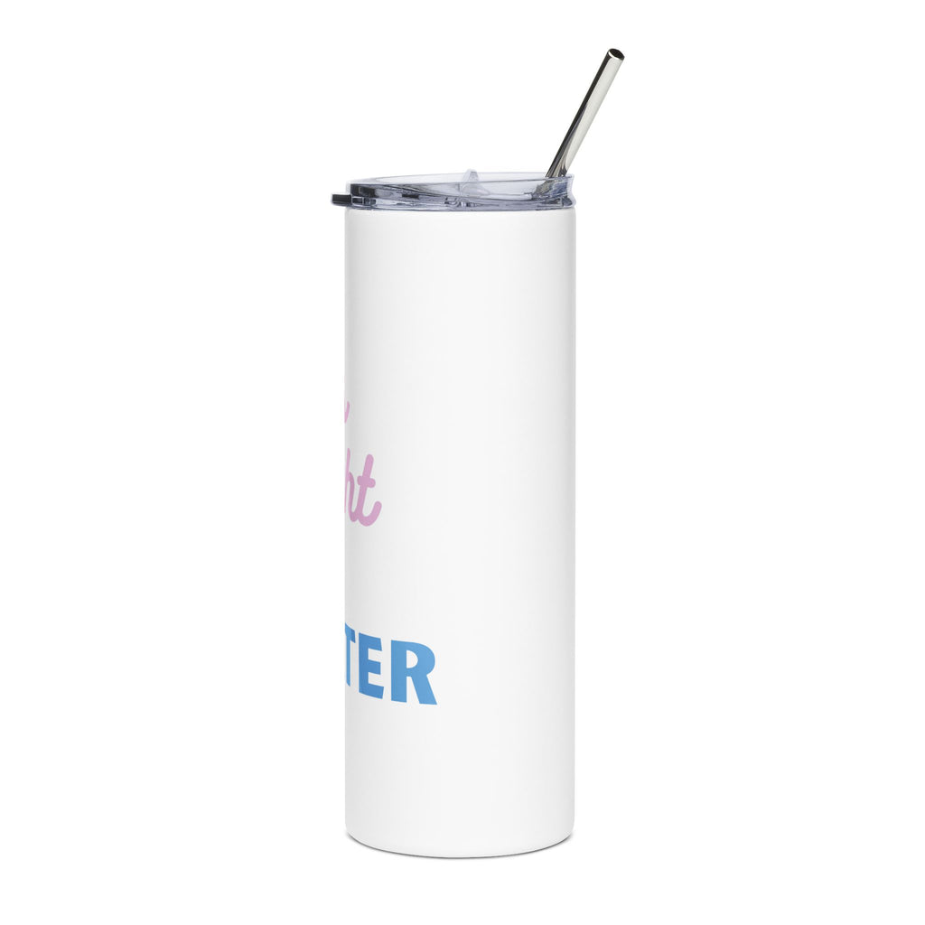 Tennis Stainless Steel Tumbler 20oz - "This Might Be Water" Insulated Tumbler (Pink & Blue)