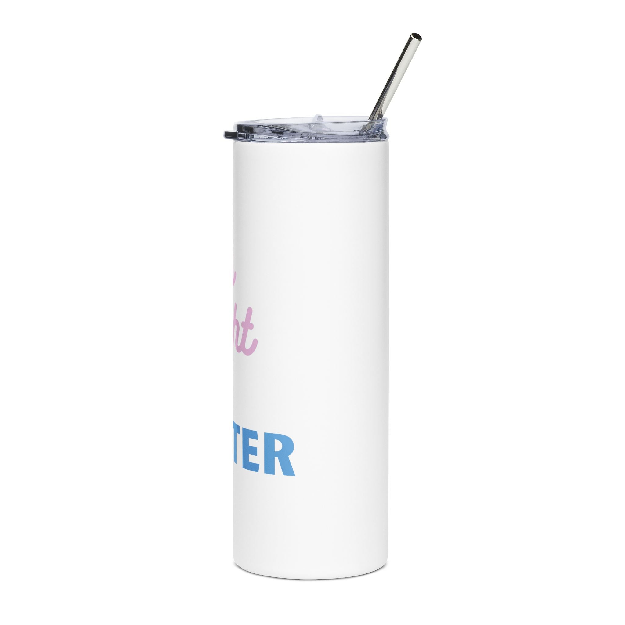 Tennis Stainless Steel Tumbler 20oz - "This Might Be Water" Insulated Tumbler (Pink & Blue)