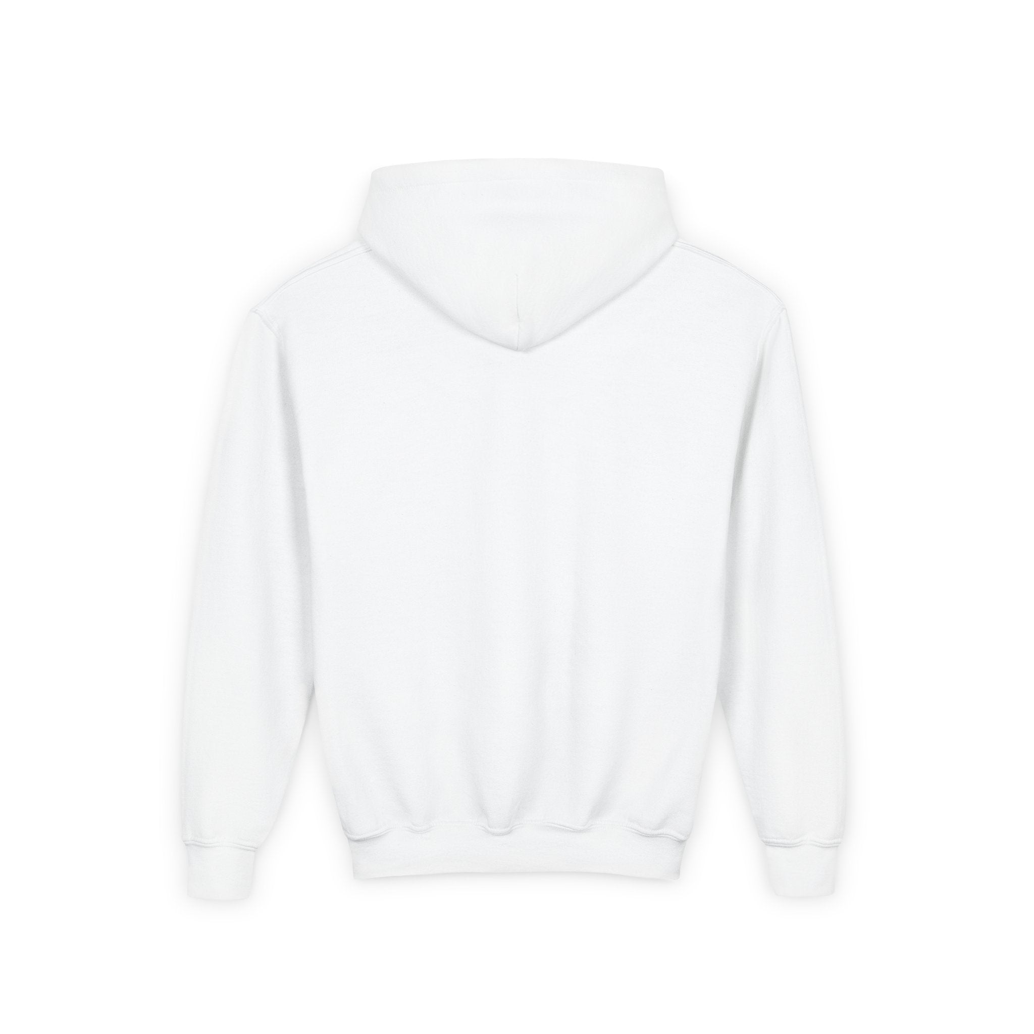 Girl's Junior Hoodie sweatshirt — "Rally & Love" Heart Chest Tennis Graphic Sweatshirt (Pink logo)