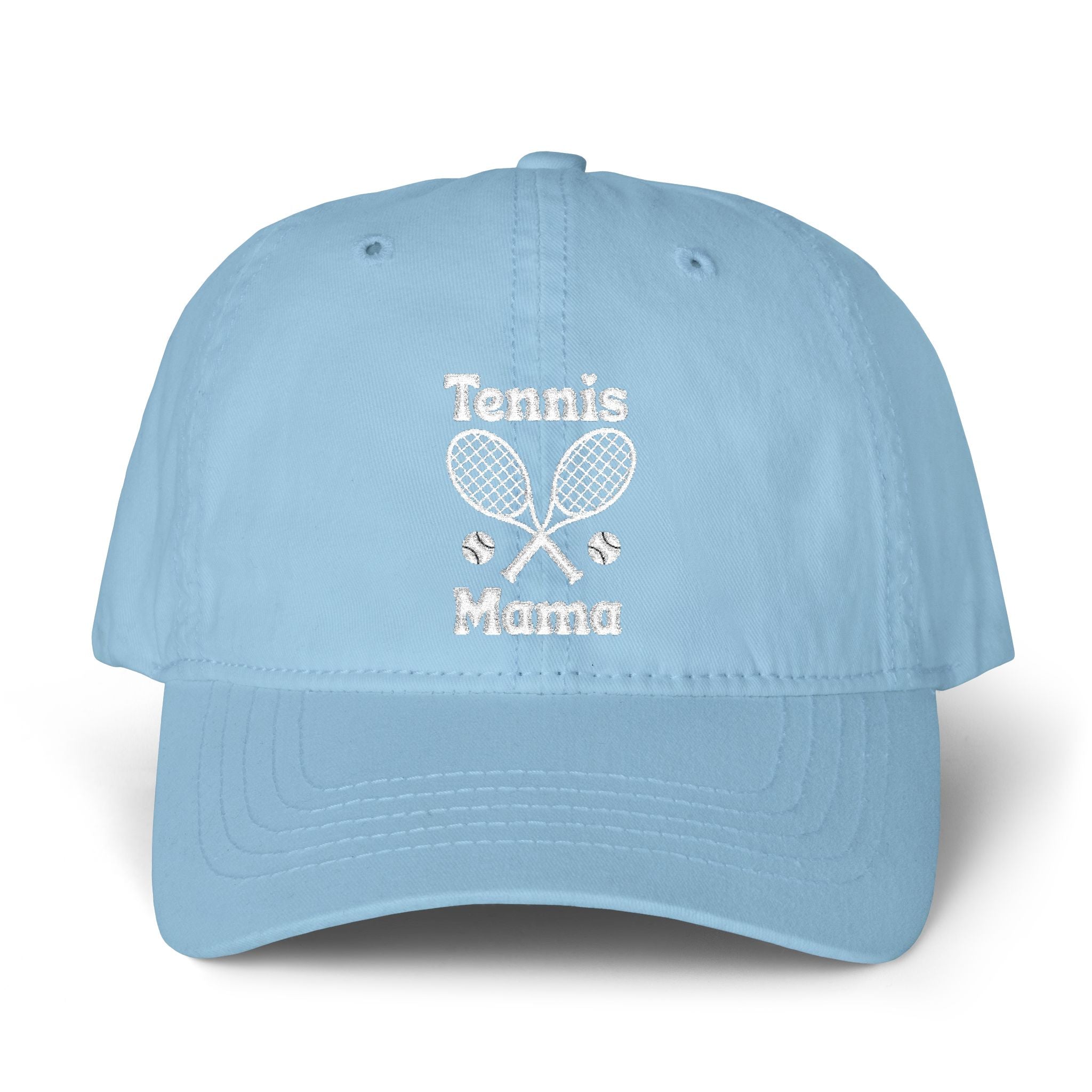 Women's Pigment-Dyed baseball Cap with Fashion Undervisor - White, Embroidered
