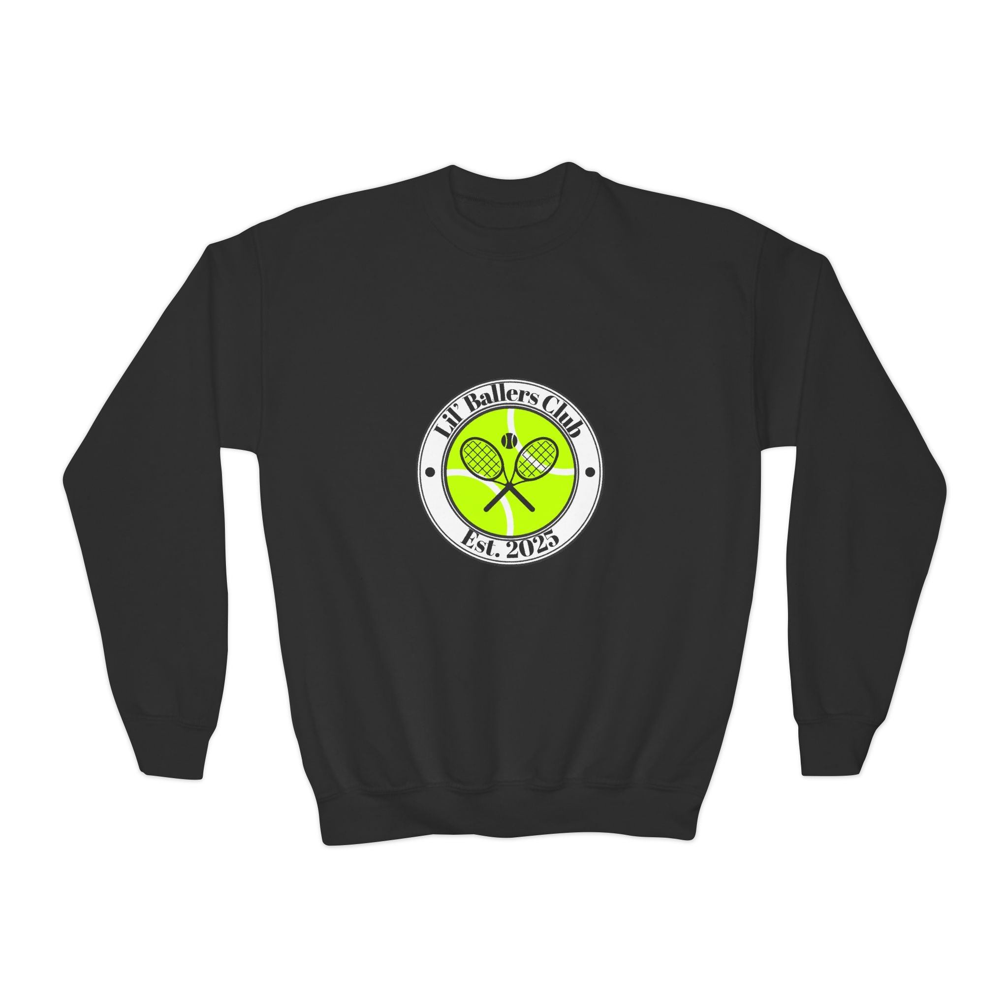 Boy's Juniors Crewneck Sweatshirt - "Lil' Baller's Club" Tennis Crewneck