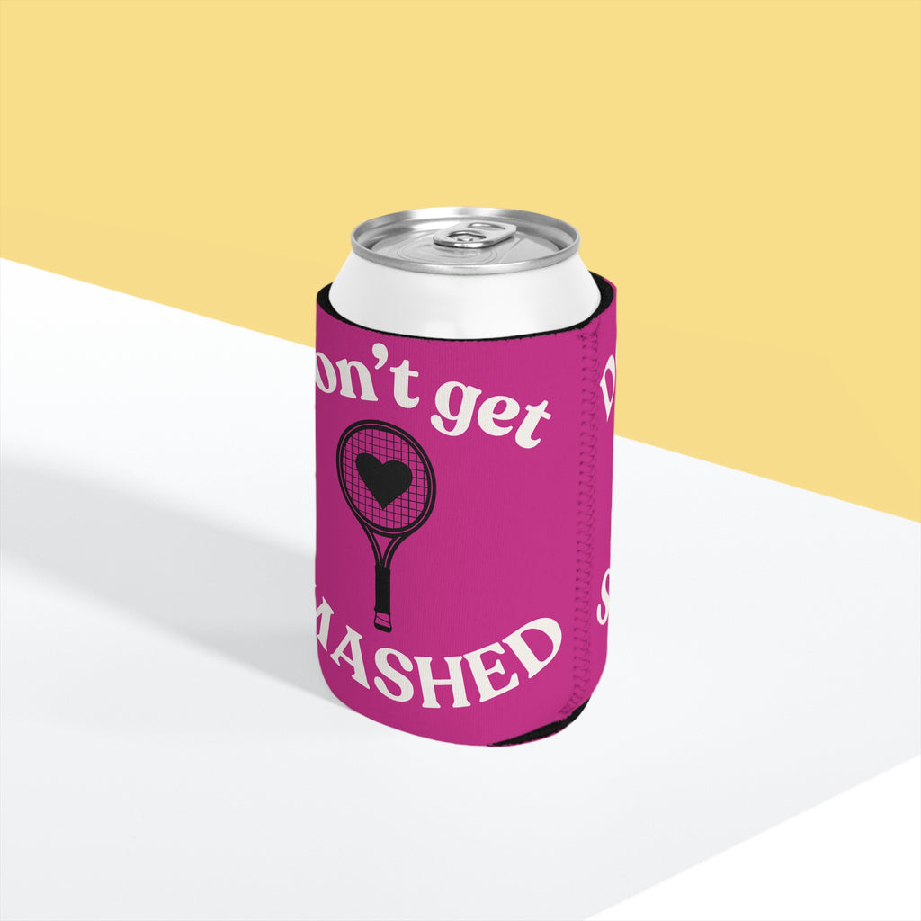 Can Cooler Sleeve - Pink/white, Don't get smashed
