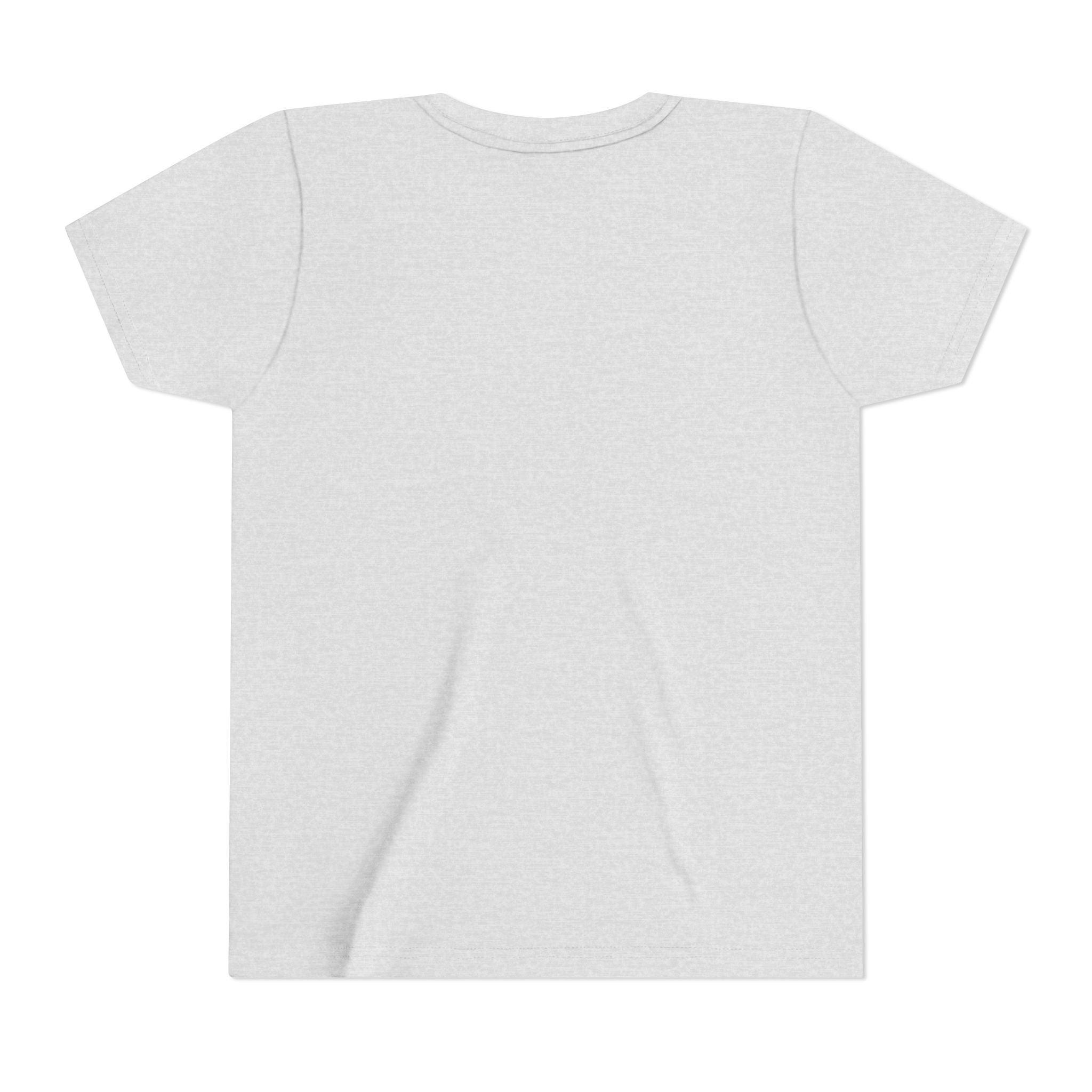 Girl's Junior Tee — Cute Smiling Tennis Ball "My Happy Place" Kids Shirt