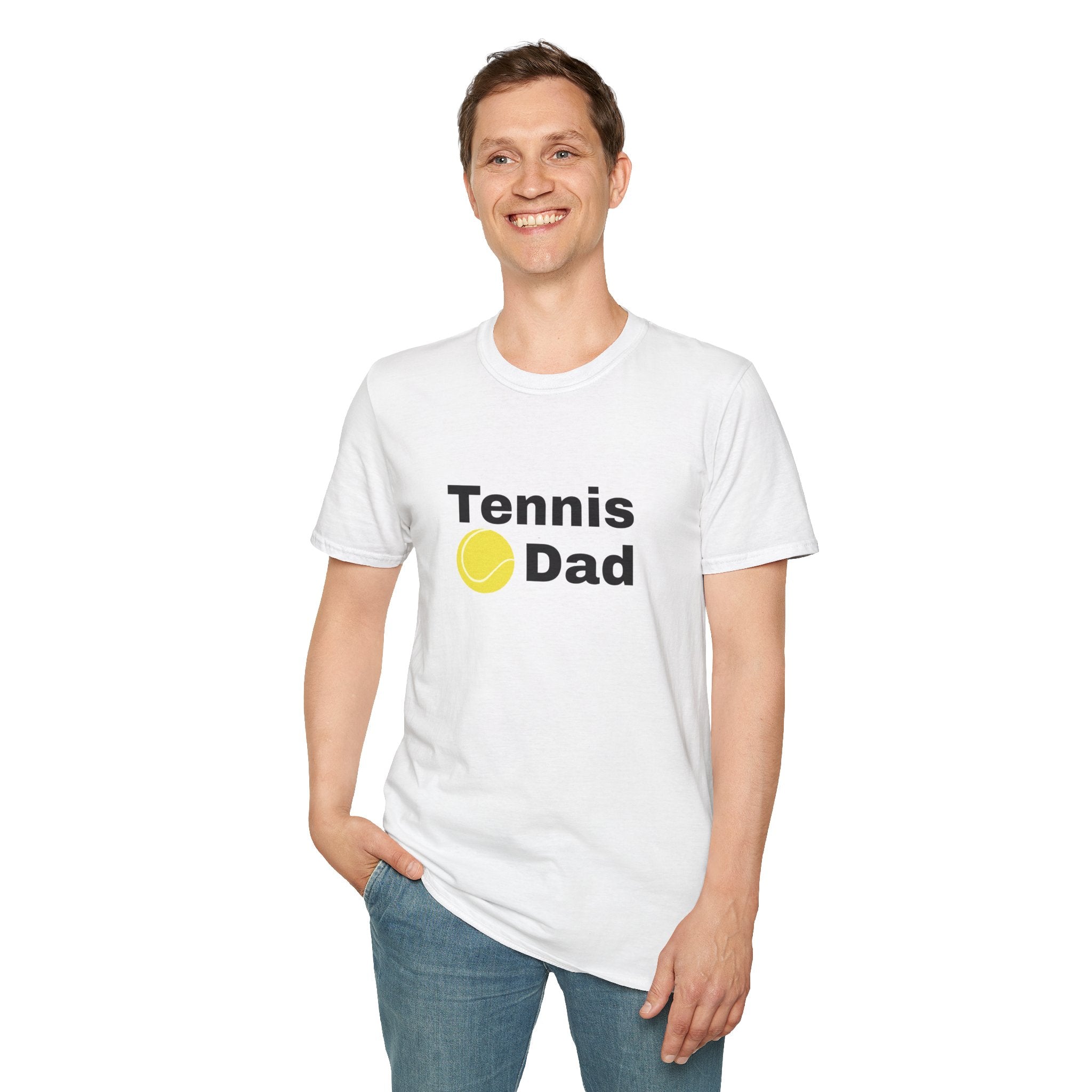 Men's T‑Shirt — 'Tennis dad' Tennis Ball Graphic Tee