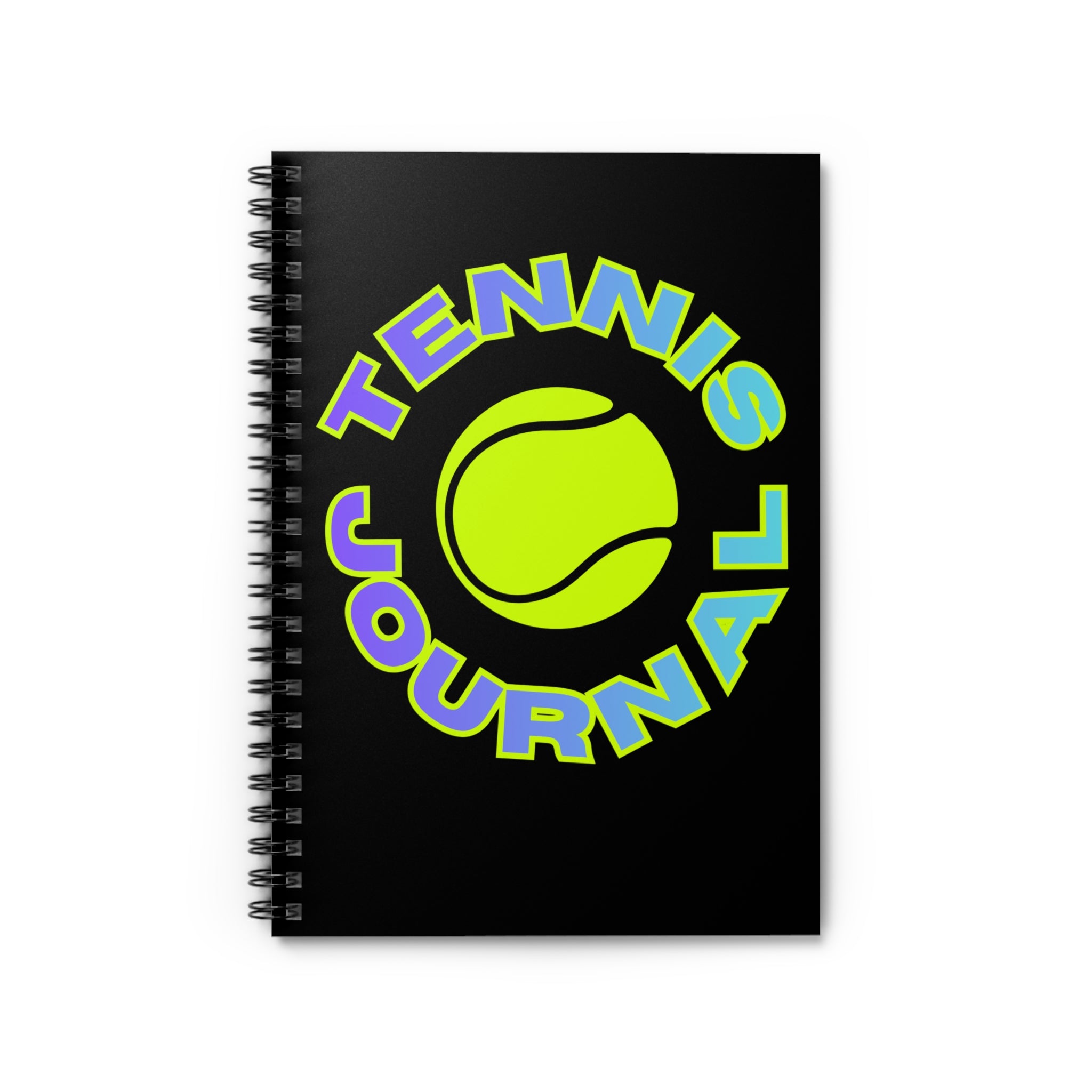 Tennis Journal — Spiral Ruled Notebook for Players & Coaches