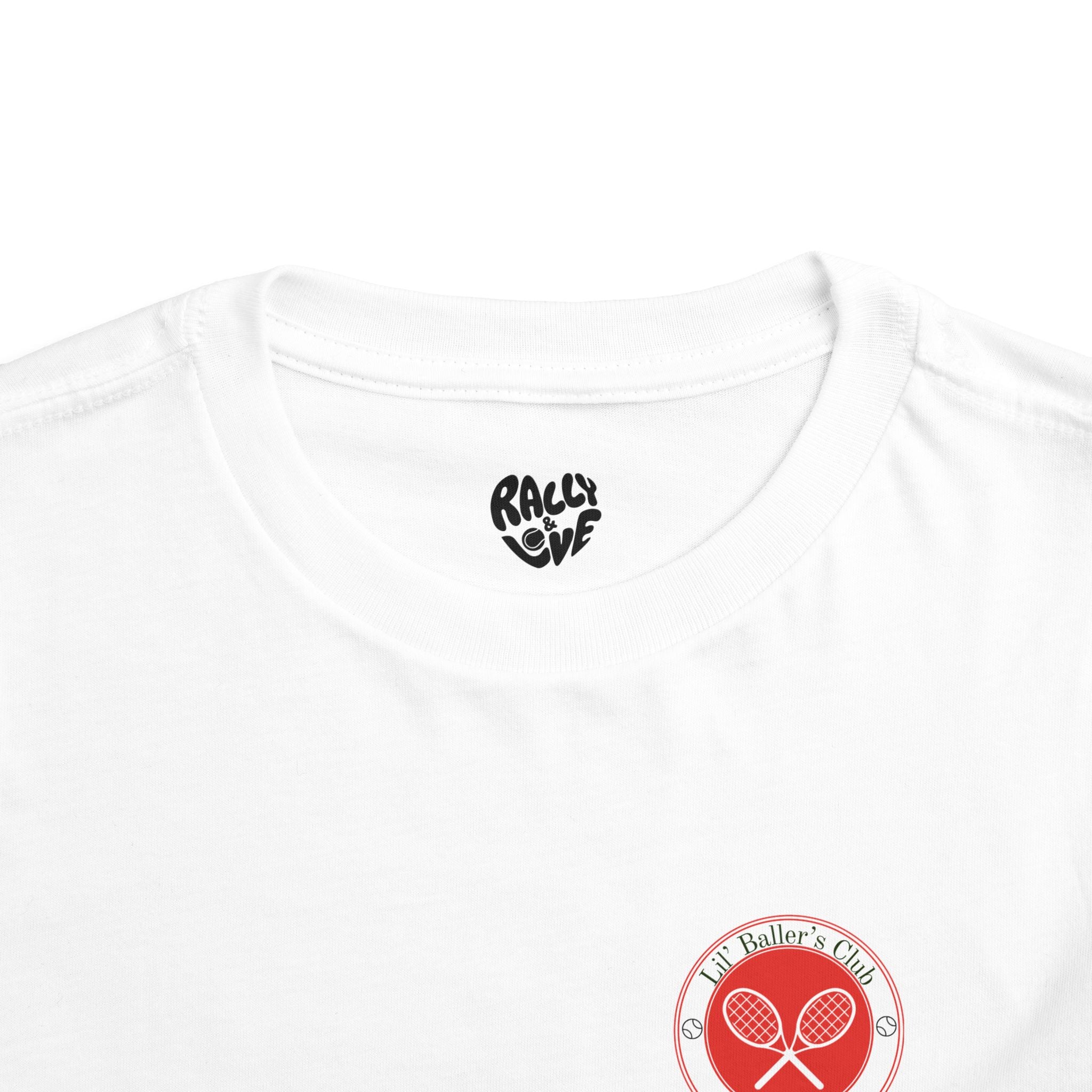 Boy's Toddler Junior Tee – "In My Red Ball Era" Tennis Graphic Shirt