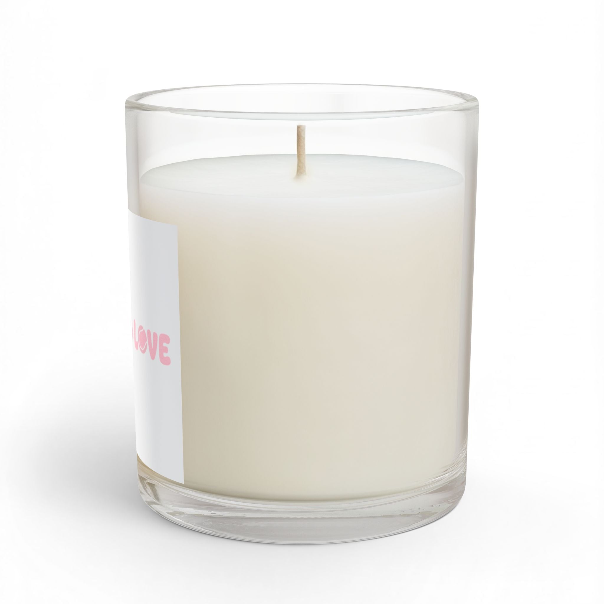 Glass Candle, 11oz - "Rally & Love" primary logo