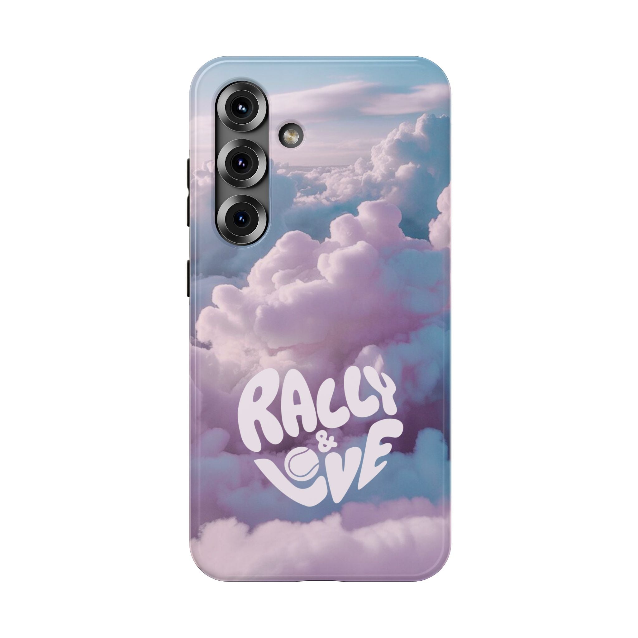 Impact-Resistant Phone Case — "Rally & Love" Clouds/Love in the Air