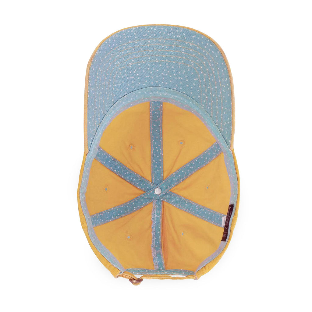 Women's Pigment-Dyed baseball Cap with Fashion Undervisor - White, Embroidered