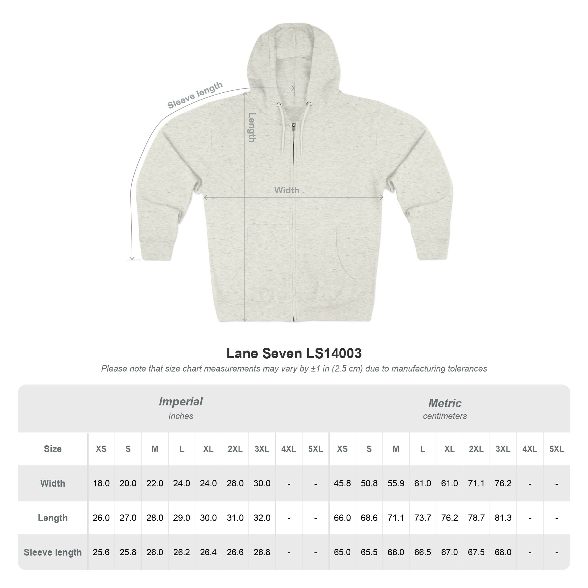 Women's Zip Hoodie — 'Rally & Love" primary logo Zip Hoodie sweatshirt