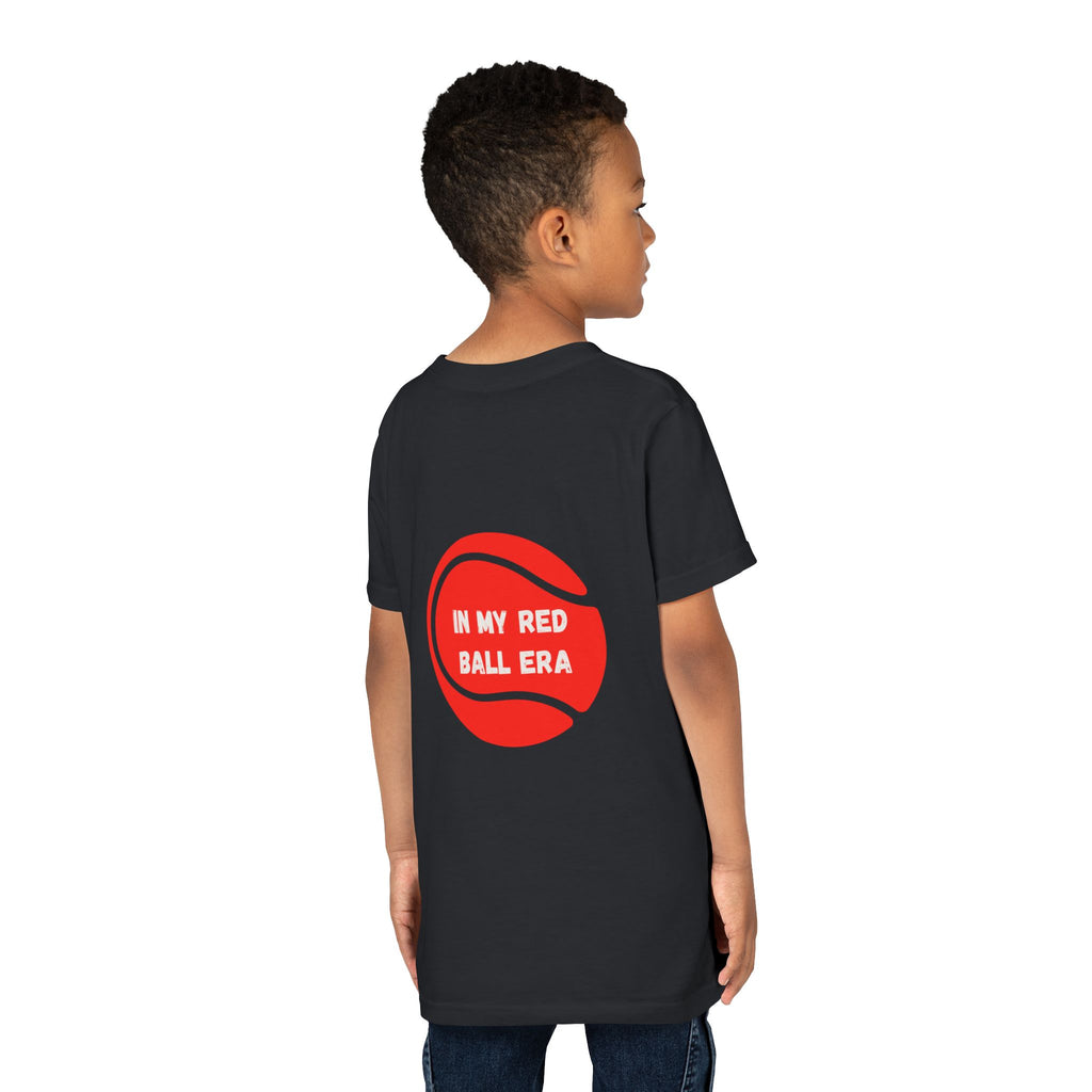Boy's Junior's Tee - "In My Red Ball Era" Tennis T-Shirt