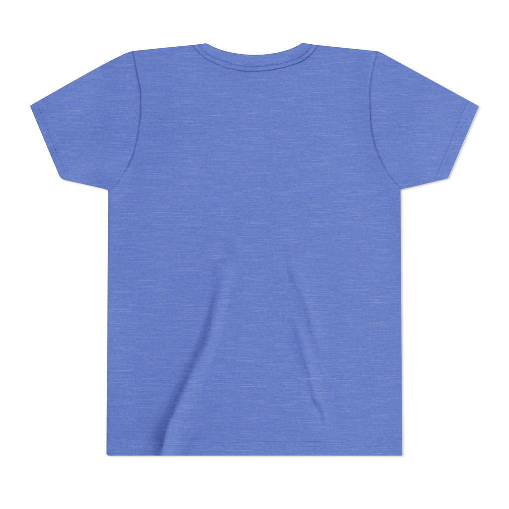 Girl's Junior Tee — 'Rally & Love' Heart Graphic Kids T-Shirt (bubblegum pink)
