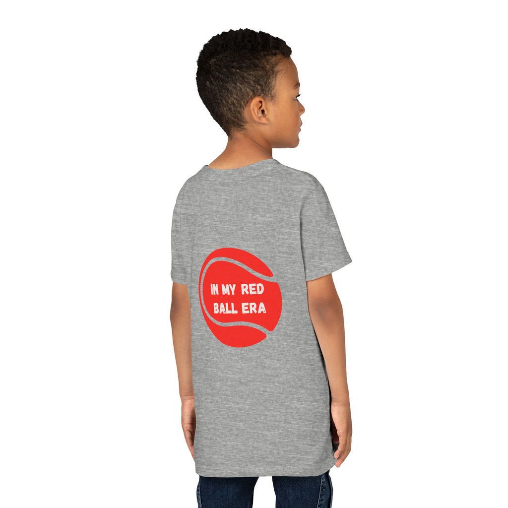 Boy's Junior's Tee - "In My Red Ball Era" Tennis T-Shirt