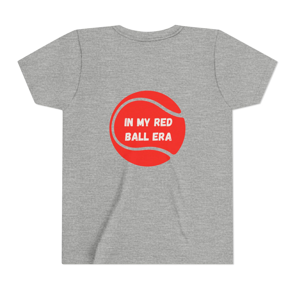 Boy's Junior's Tee - "In My Red Ball Era" Tennis T-Shirt