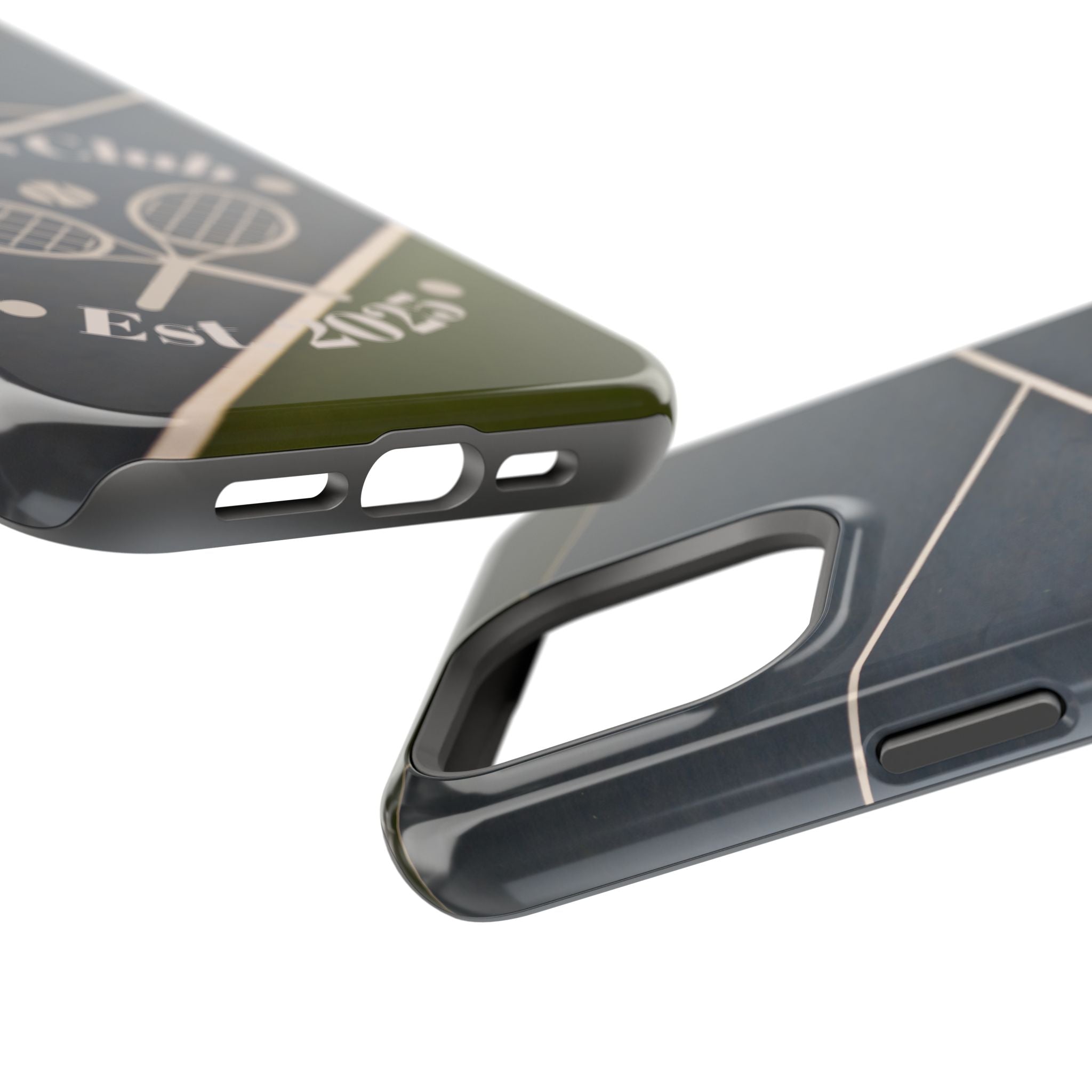 Tennis Impact-Resistant Phone Case — 'Ballers Club Est. 2025' Protective Cover