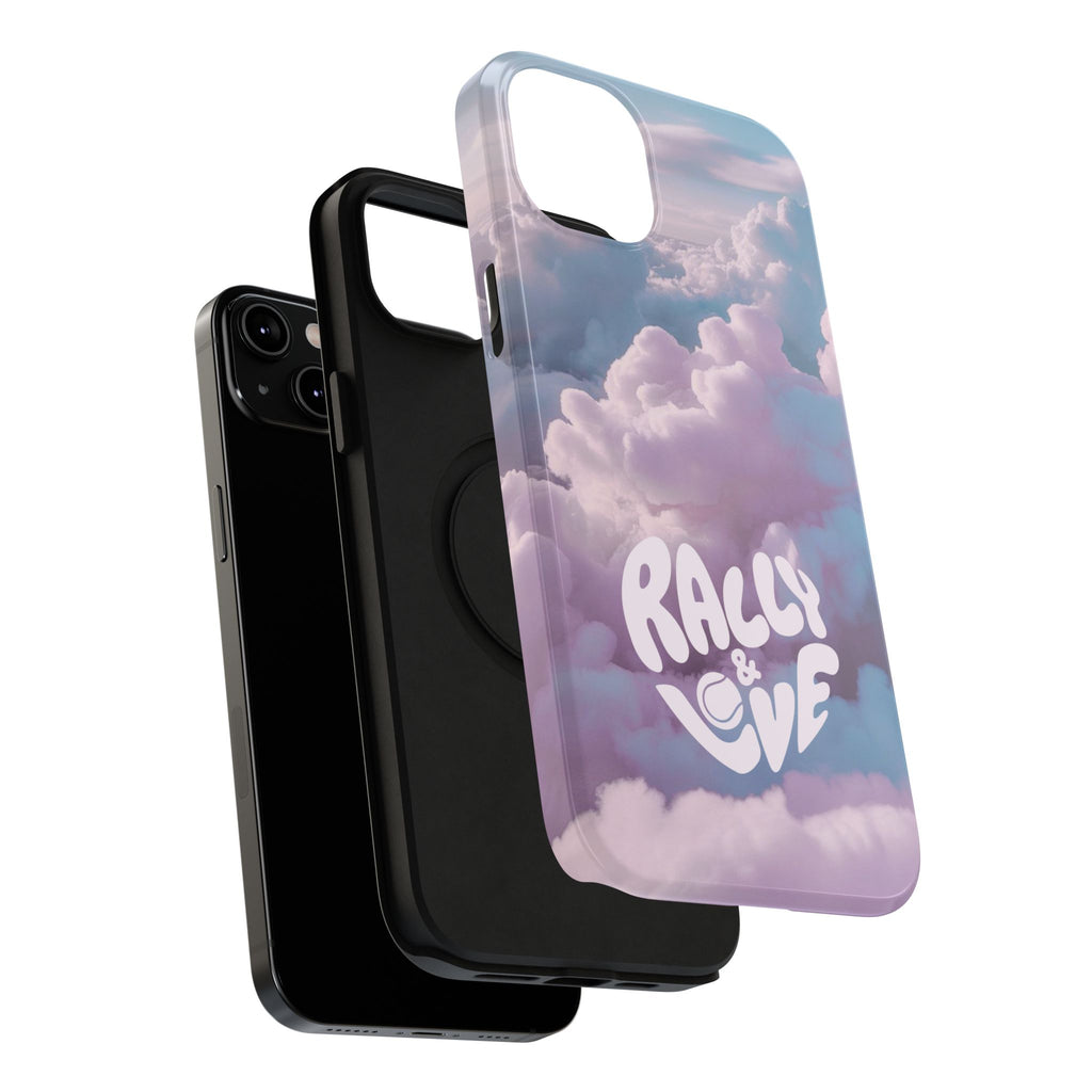 Impact-Resistant Phone Case — "Rally & Love" Clouds/Love in the Air