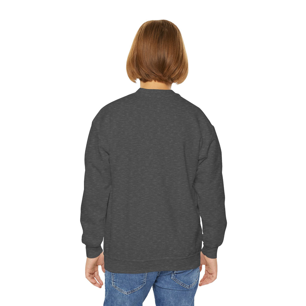 Girl Junior's Crewneck Sweatshirt — Pink Heart “Tennis XOXO” Graphic sweatshirt