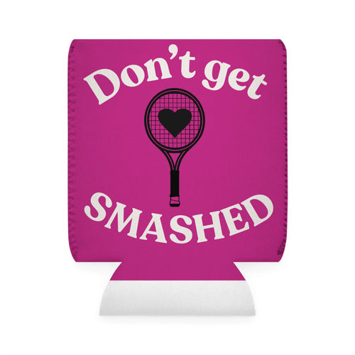 Can Cooler Sleeve - Pink/white, Don't get smashed