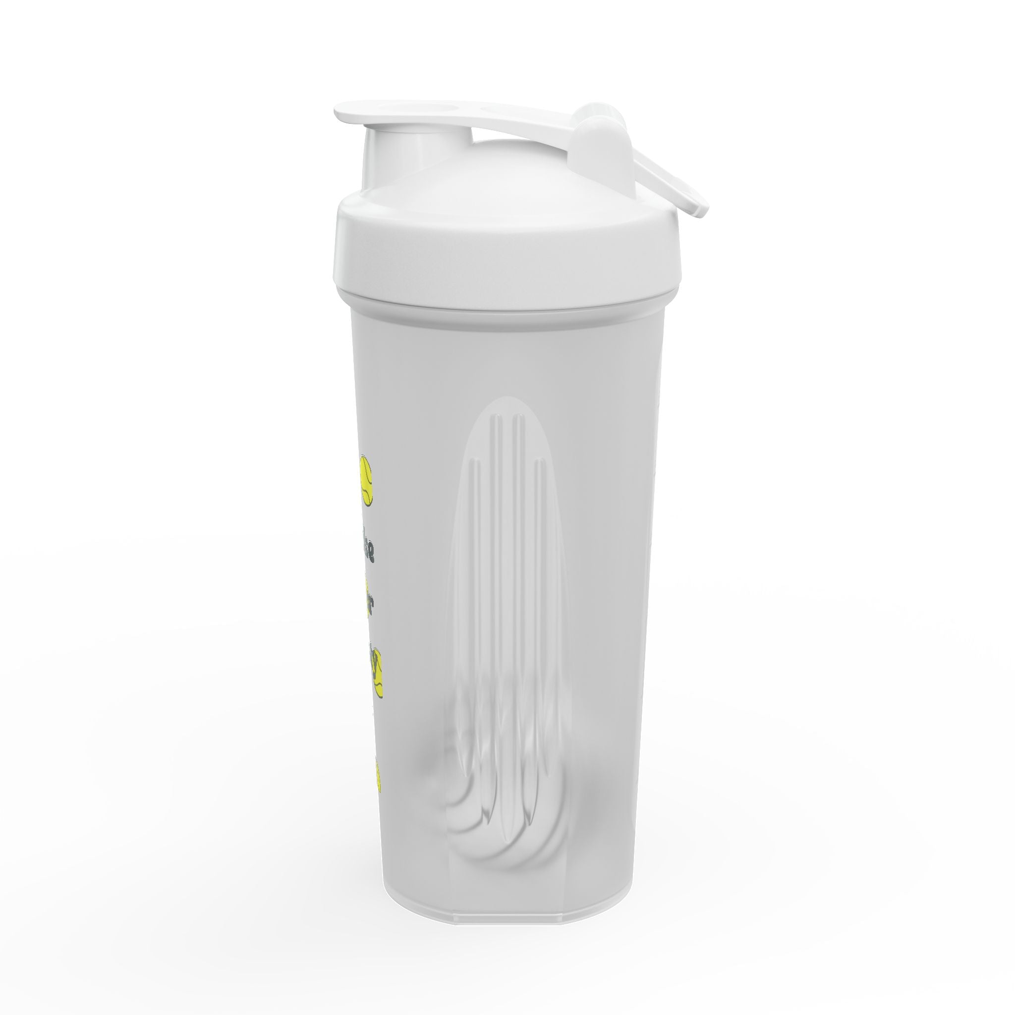 Protein Shaker - Tennis Ball "Shake your booty" Design