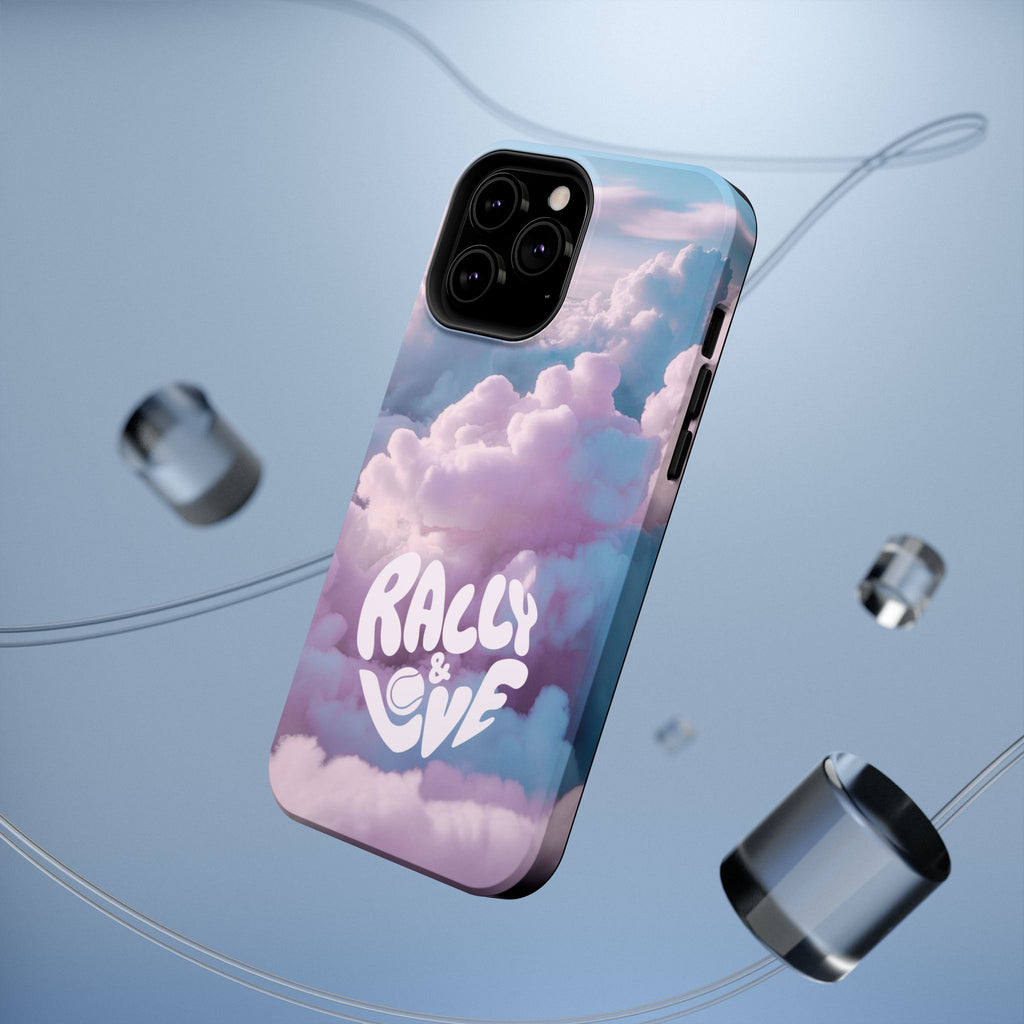 Impact-Resistant Phone Case — "Rally & Love" Clouds/Love in the Air