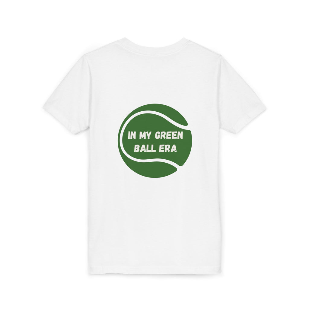 Boy's Junior's Tee - "In My Green Ball Era" Tennis T-Shirt