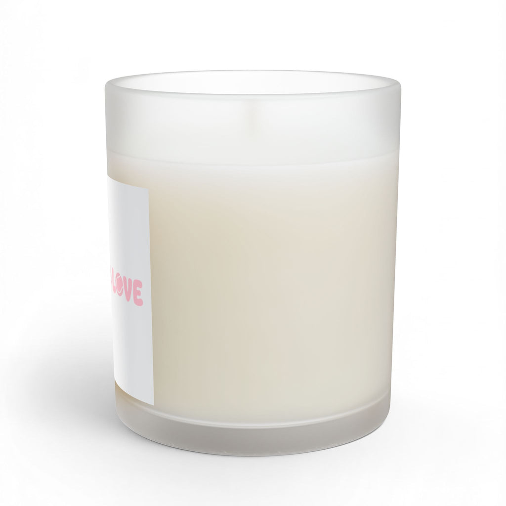 Glass Candle, 11oz - "Rally & Love" primary logo