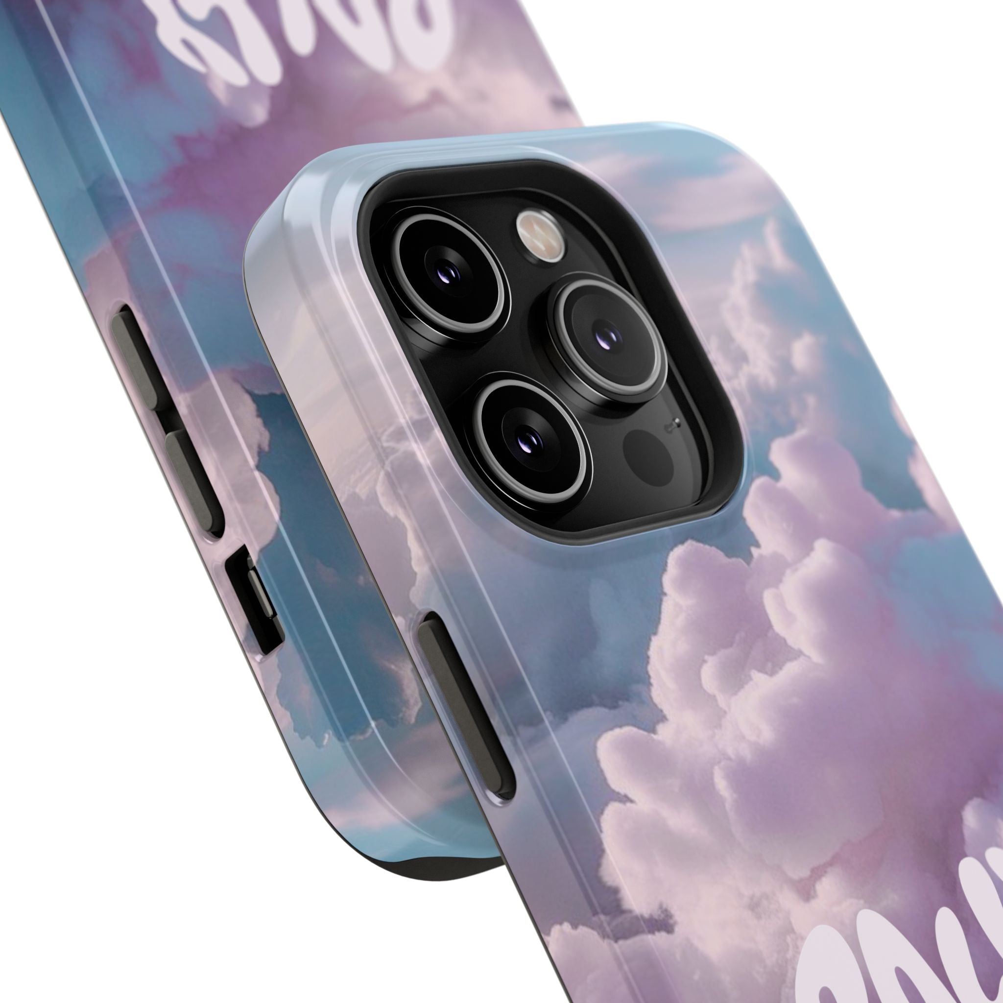 Impact-Resistant Phone Case — "Rally & Love" Clouds/Love in the Air