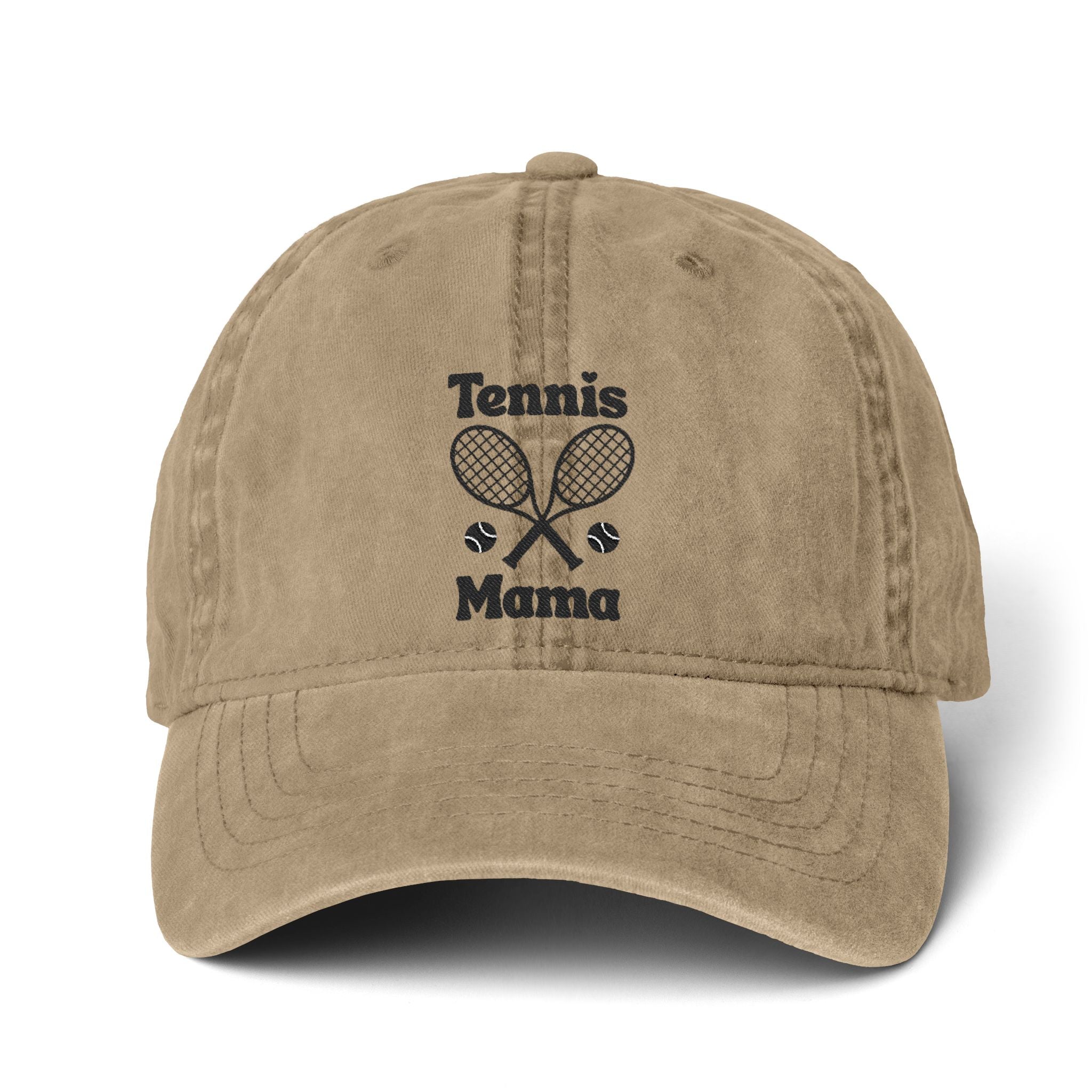 Women's Pigment-Dyed Cap with Fashion Undervisor - Black, Embroidered