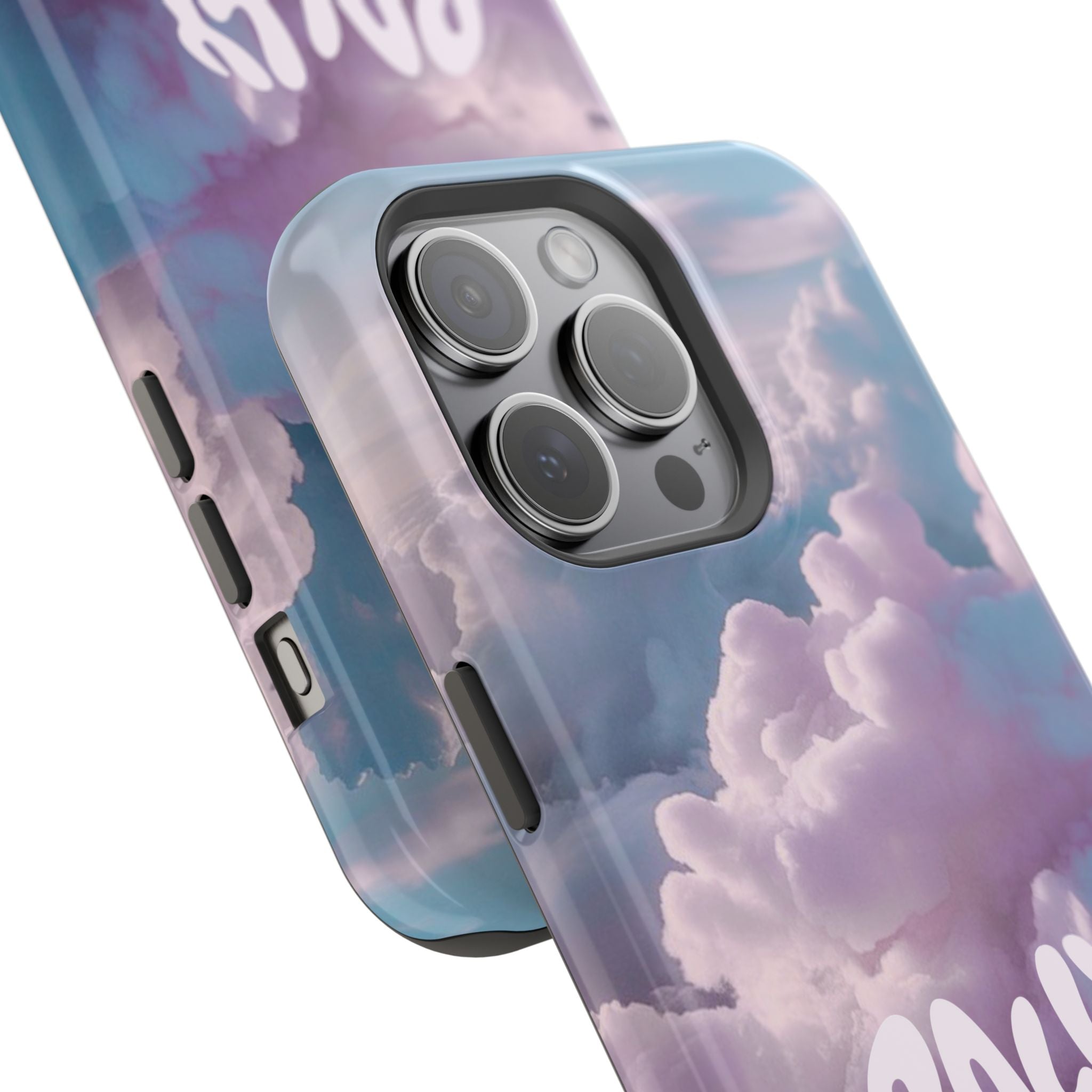 Impact-Resistant Phone Case — "Rally & Love" Clouds/Love in the Air