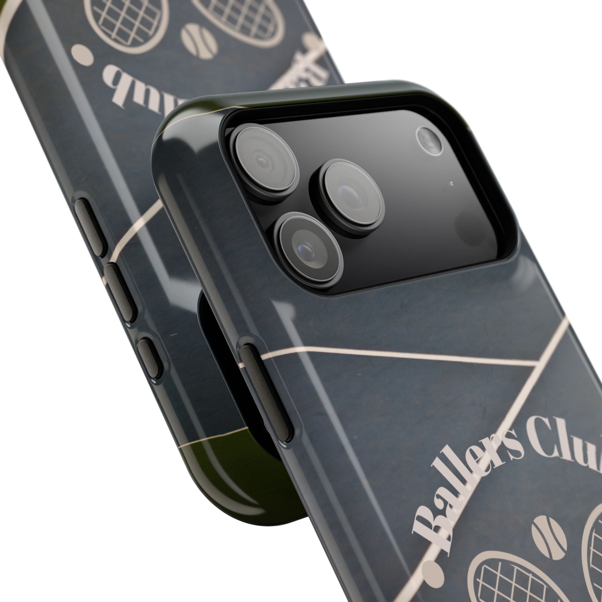 Tennis Impact-Resistant Phone Case — 'Ballers Club Est. 2025' Protective Cover