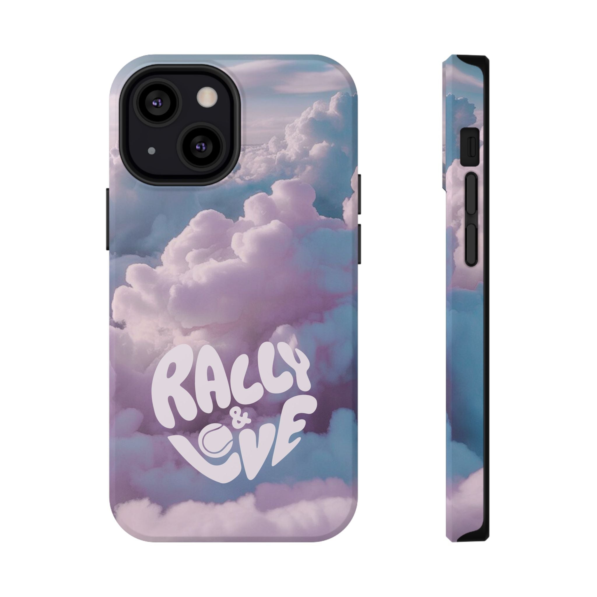Impact-Resistant Phone Case — "Rally & Love" Clouds/Love in the Air