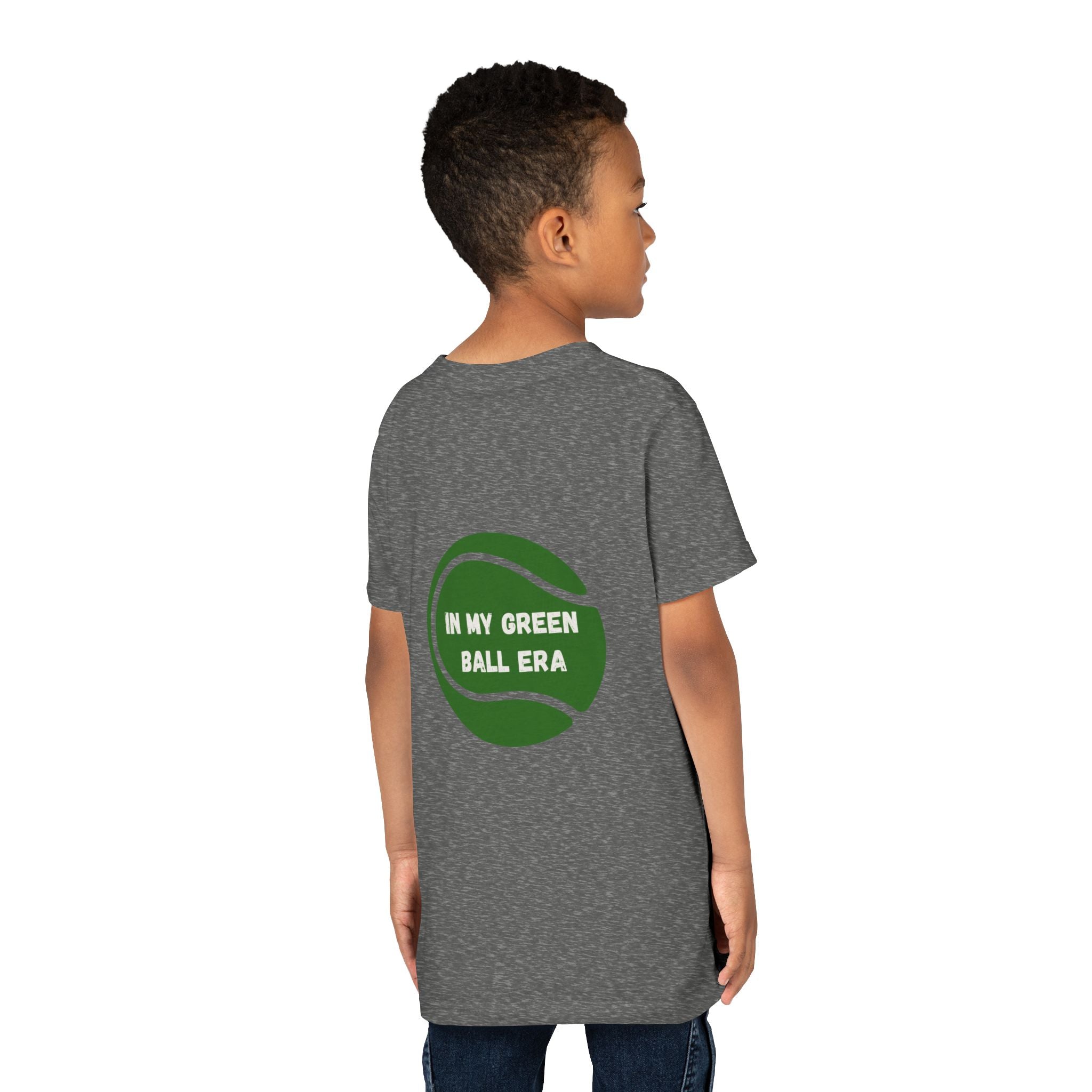 Boy's Junior's Tee - "In My Green Ball Era" Tennis T-Shirt