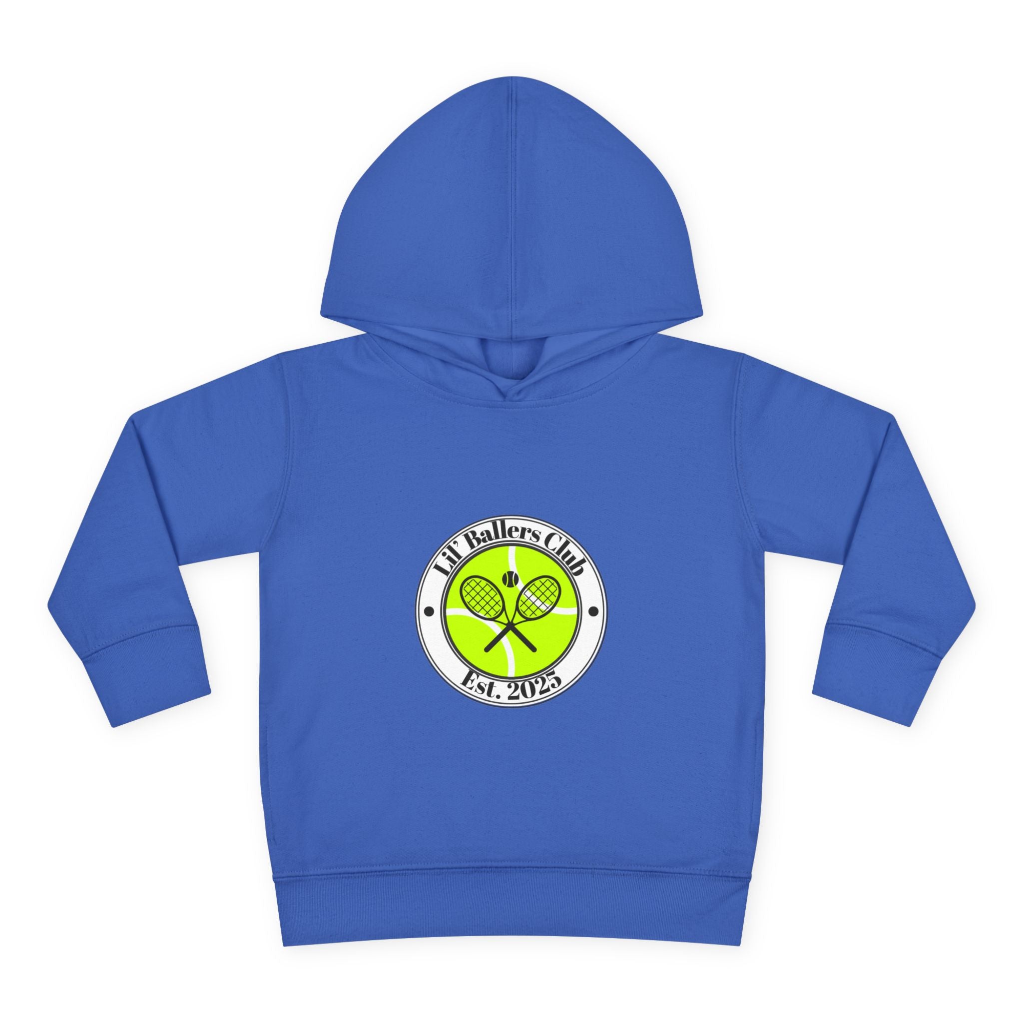 Boy's Toddler Junior Hoodie Sweatshirt — 'Lil' Baller's Club' Pullover Fleece Tennis