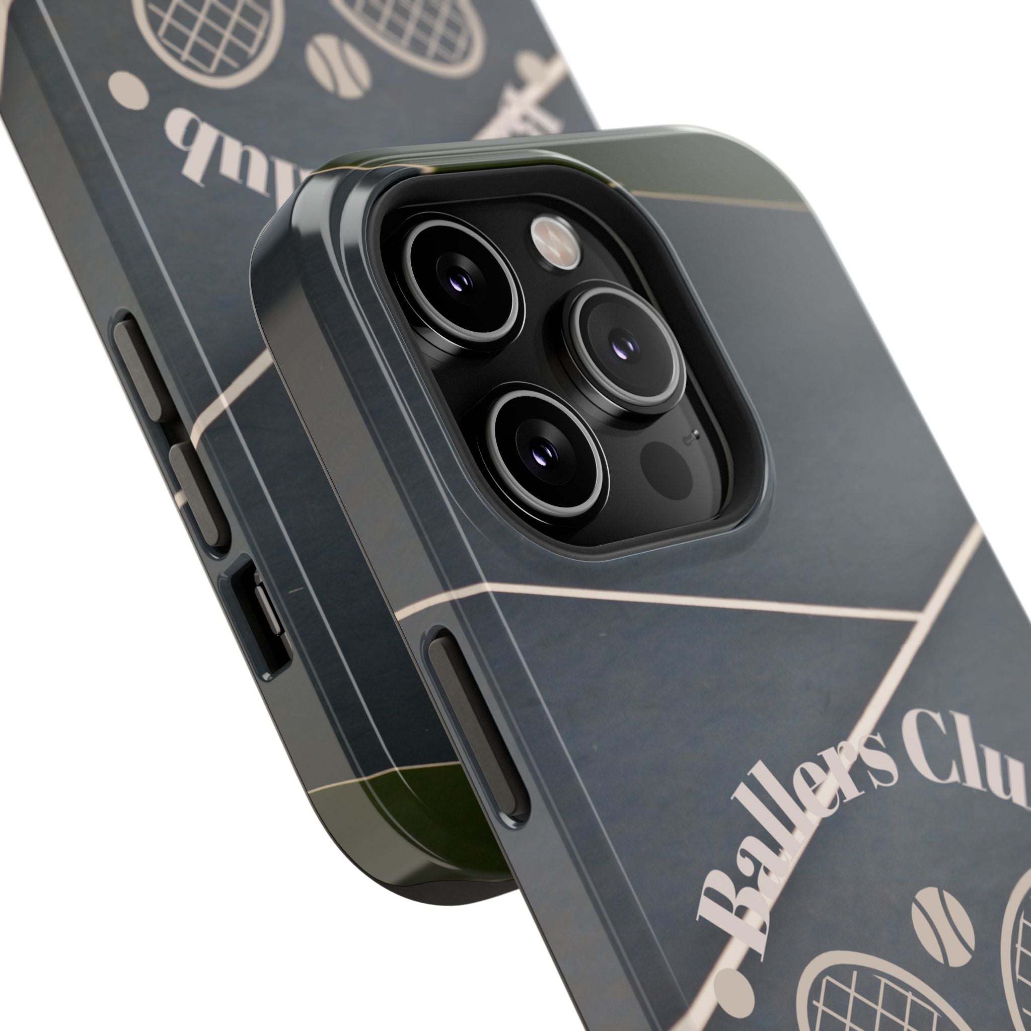 Tennis Impact-Resistant Phone Case — 'Ballers Club Est. 2025' Protective Cover