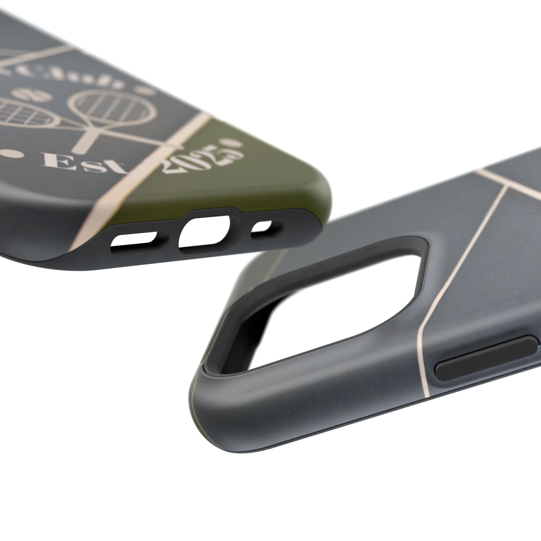 Tennis Impact-Resistant Phone Case — 'Ballers Club Est. 2025' Protective Cover