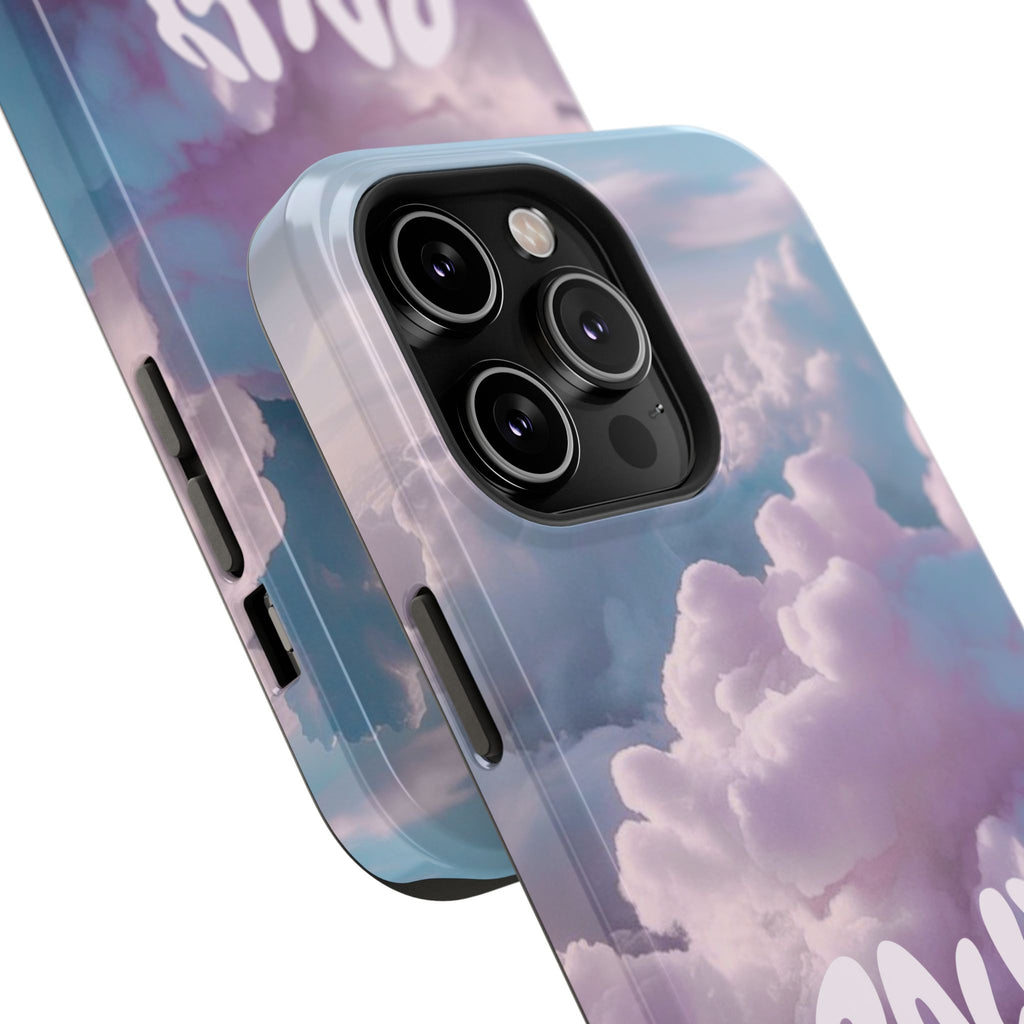 Impact-Resistant Phone Case — "Rally & Love" Clouds/Love in the Air