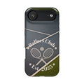 Tennis Impact-Resistant Phone Case — 'Ballers Club Est. 2025' Protective Cover