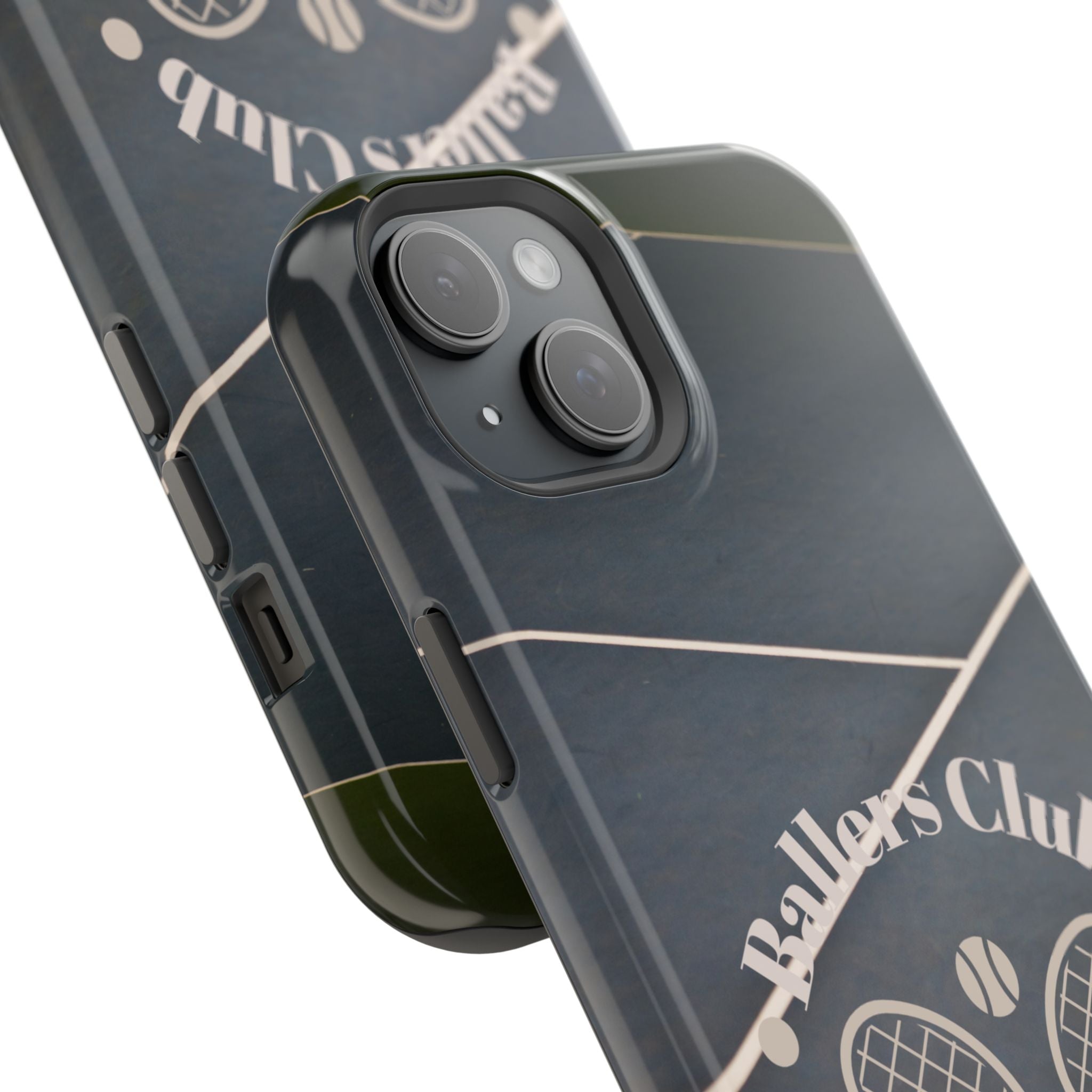 Tennis Impact-Resistant Phone Case — 'Ballers Club Est. 2025' Protective Cover
