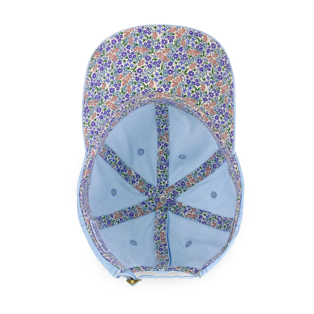 Women's Pigment-Dyed baseball Cap with Fashion Undervisor - White, Embroidered