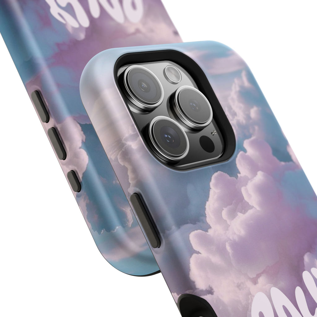 Impact-Resistant Phone Case — "Rally & Love" Clouds/Love in the Air