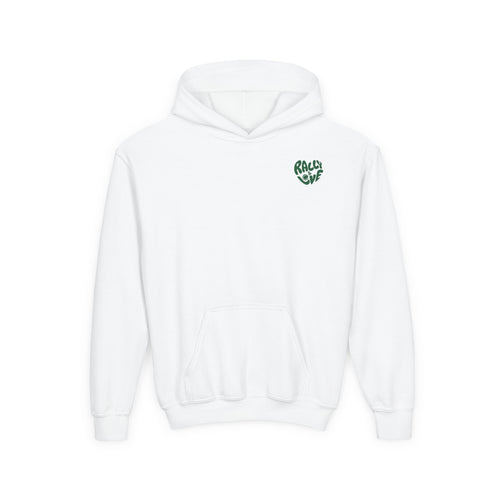 Boy's Junior Hoodie sweatshirt — “Let’s Go” Tennis Graphic Sweatshirt (Green)