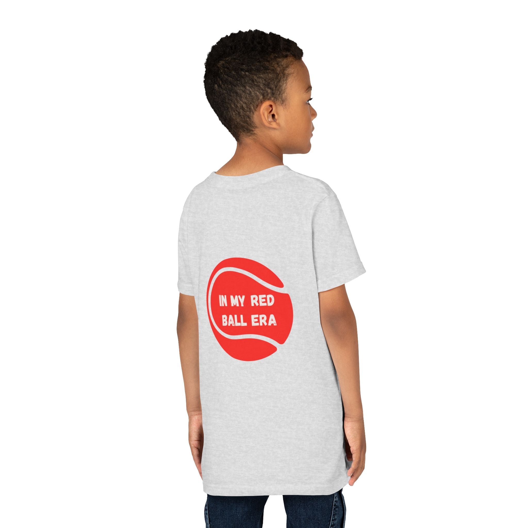 Boy's Junior's Tee - "In My Red Ball Era" Tennis T-Shirt